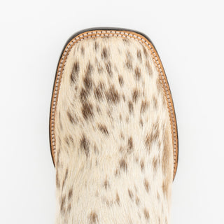 Bota Caborca Ikal Pelo Granizo Blanco Café Caballero