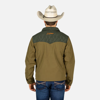 Chamarra Denver Softshell Olive Caballero