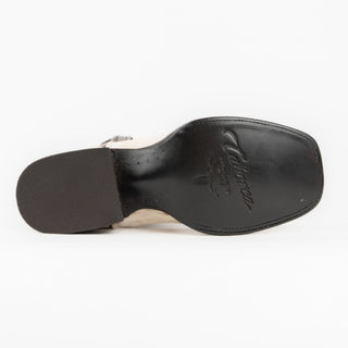 Bota Caborca Ikal Pelo Granizo Blanco Café Caballero