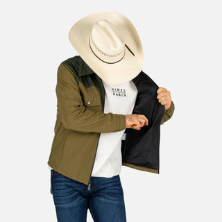 Chamarra Denver Softshell Olive Caballero