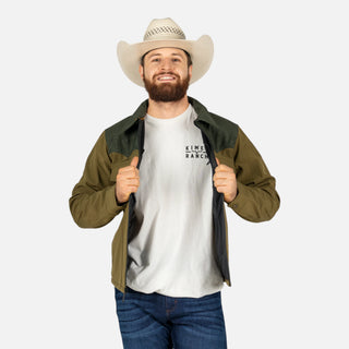 Chamarra Denver Softshell Olive Caballero