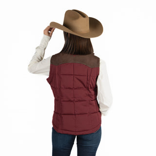 Chaleco Kimes Ranch Lenora Maroon Dama