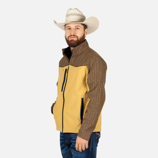 Chamarra Denver Softshell Kahaki Brown Caballero