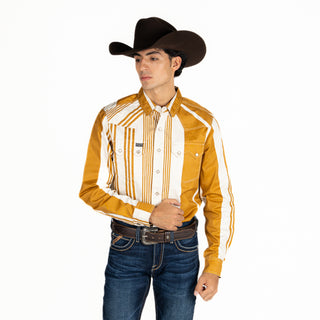 Camisa Kimes Ranch Brandit Brown Caballero