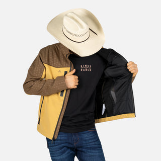 Chamarra Denver Softshell Kahaki Brown Caballero