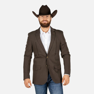 Saco Vaquero McAllen Sonorense Chocolate Caballero