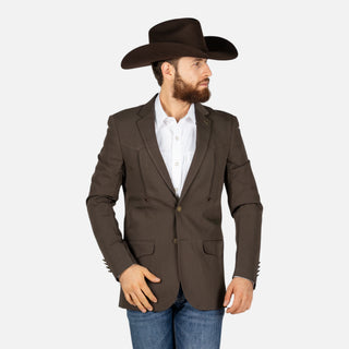 Saco Vaquero McAllen Sonorense Chocolate Caballero