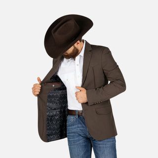 Saco Vaquero McAllen Sonorense Chocolate Caballero