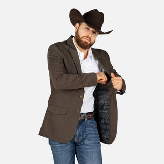 Saco Vaquero McAllen Sonorense Chocolate Caballero