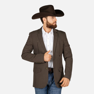 Saco Vaquero McAllen Sonorense Chocolate Caballero