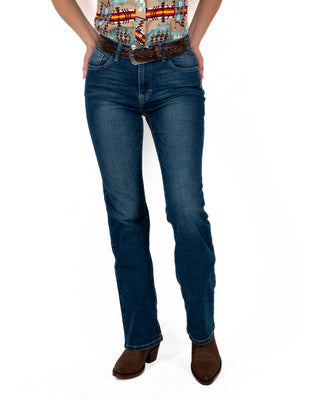 Jeans Wrangler High Rise Dama
