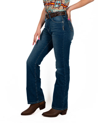 Jeans Wrangler High Rise Dama