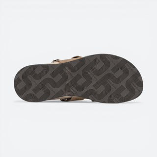 Sandalia Franco Cuadra Piton Molorus Res Gamuza Beige Dama