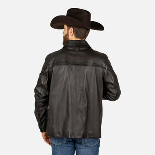 Chamarra Cuadra Borrego Crispy Brown Caballero