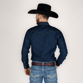 Camisa Wrangler Mezclilla Caballero