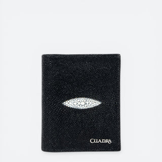 Billetera Cuadra Mantarraya Negro Caballero