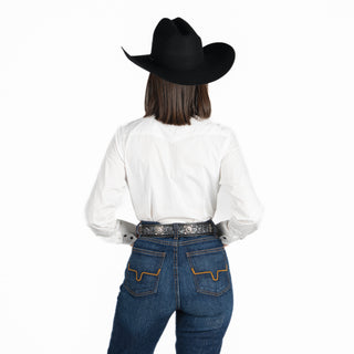 Camisa Denver Blanco Liso Dama