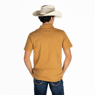 Playera Polo Kimes Ranch Fluger Brown Caballero