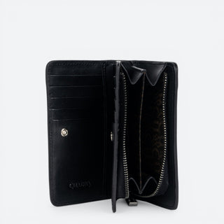 Cartera Cuadra Venado Italiano Negro Dama