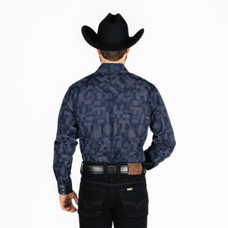 Camisa Golden Rooster Marino Caballero