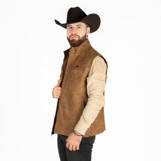 Chaleco Wrangler Camel Caballero