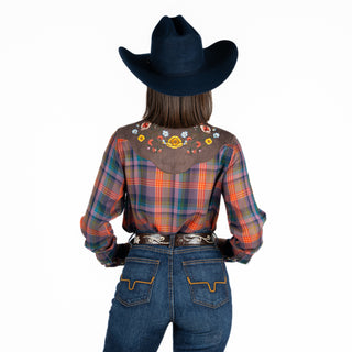 Camisa Kimes Ranch Bailey Cocoa Dama