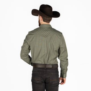Camisa Kimes Ranch Army Green Caballero