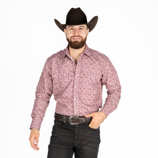 Camisa Rodeo Estampado Caballero