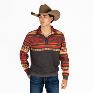 Suéter Kimes Ranch Tack Brown Caballero