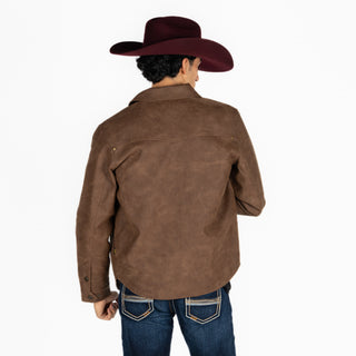 Chamarra Wrangler Café Oscuro Caballero