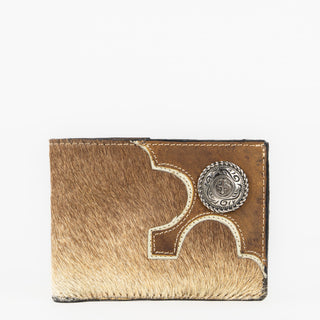 Billetera Toro Bravo Concho Cruz Pelo Caballero