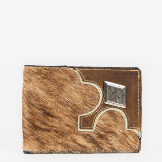 Billetera Toro Bravo Concho Rombo Pelo Caballero