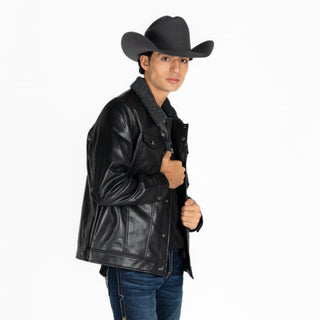 Chamarra Wrangler Borrega Negro Caballero