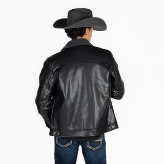 Chamarra Wrangler Borrega Negro Caballero