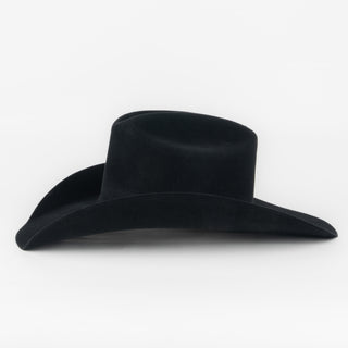 Texana Tombstone Roper Pelo De Conejo 50X Negro