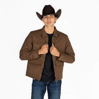 Chamarra Wrangler Café Oscuro Caballero