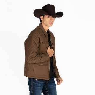 Chamarra Wrangler Café Oscuro Caballero