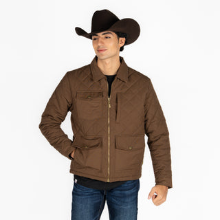 Chamarra Wrangler Café Oscuro Caballero