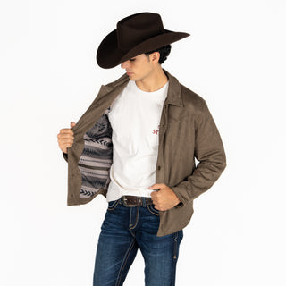 Chamarra Wrangler Taupe Caballero