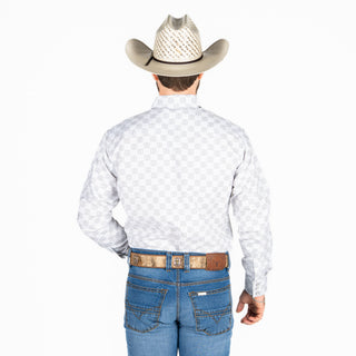 Camisa Rodeo Estampado Caballero