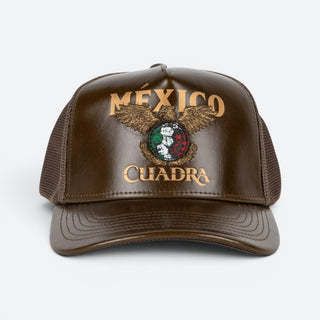 Gorra Cuadra México Bronze Mundil 2026 Café