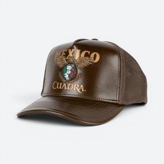 Gorra Cuadra México Bronze Mundil 2026 Café