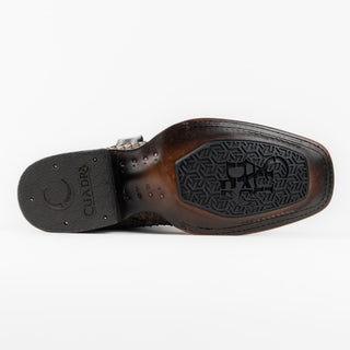 Bota Cuadra Pitón Belly Baby Blue Dama