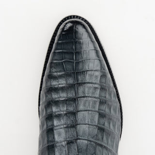 Bota Franco Cuadra Caimán Ternera Baby Gris Caballero