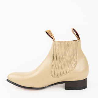 Botín La Barca 500 Paso De Mula Piel Arena Caballero