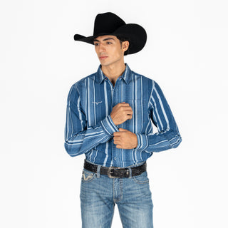 Camisa Kimes Ranch Tombtone Indigo Caballero