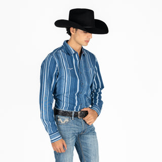 Camisa Kimes Ranch Tombtone Indigo Caballero