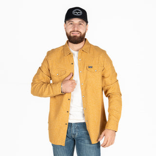 Sobrecamisa Kimes Ranch Atwater Solid Brown Caballero