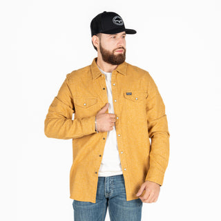 Sobrecamisa Kimes Ranch Atwater Solid Brown Caballero