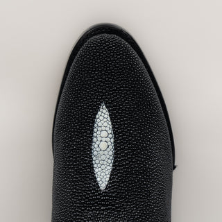 Bota Cuadra Mantarraya Negro Dama